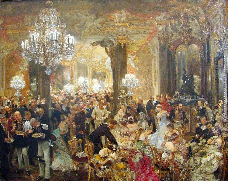 Adolph von Menzel painted Germany oil painting art